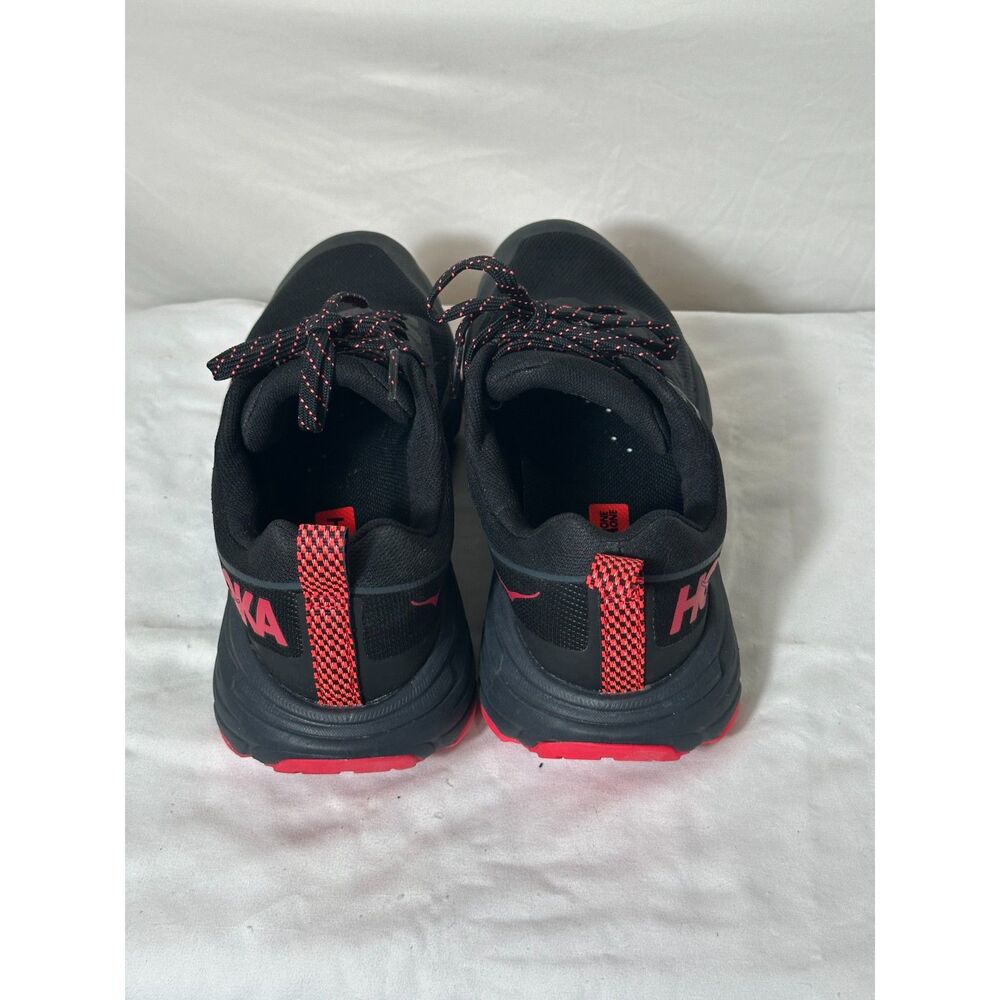 Hoka One One Challenger ATR 6 GTX Women's Size 8 Black Red Running Sneakers - Picture 4 of 8